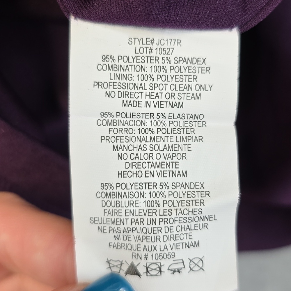 DJ-Jaz purple dress size 8 - Picture 10 of 11